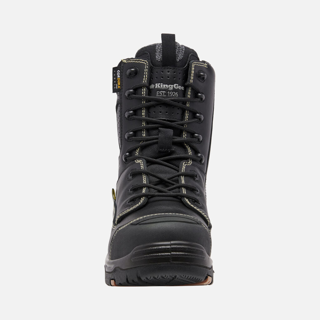 KingGee K27996 ONYX 8Z Puncture-Resistant Work Boot - Black