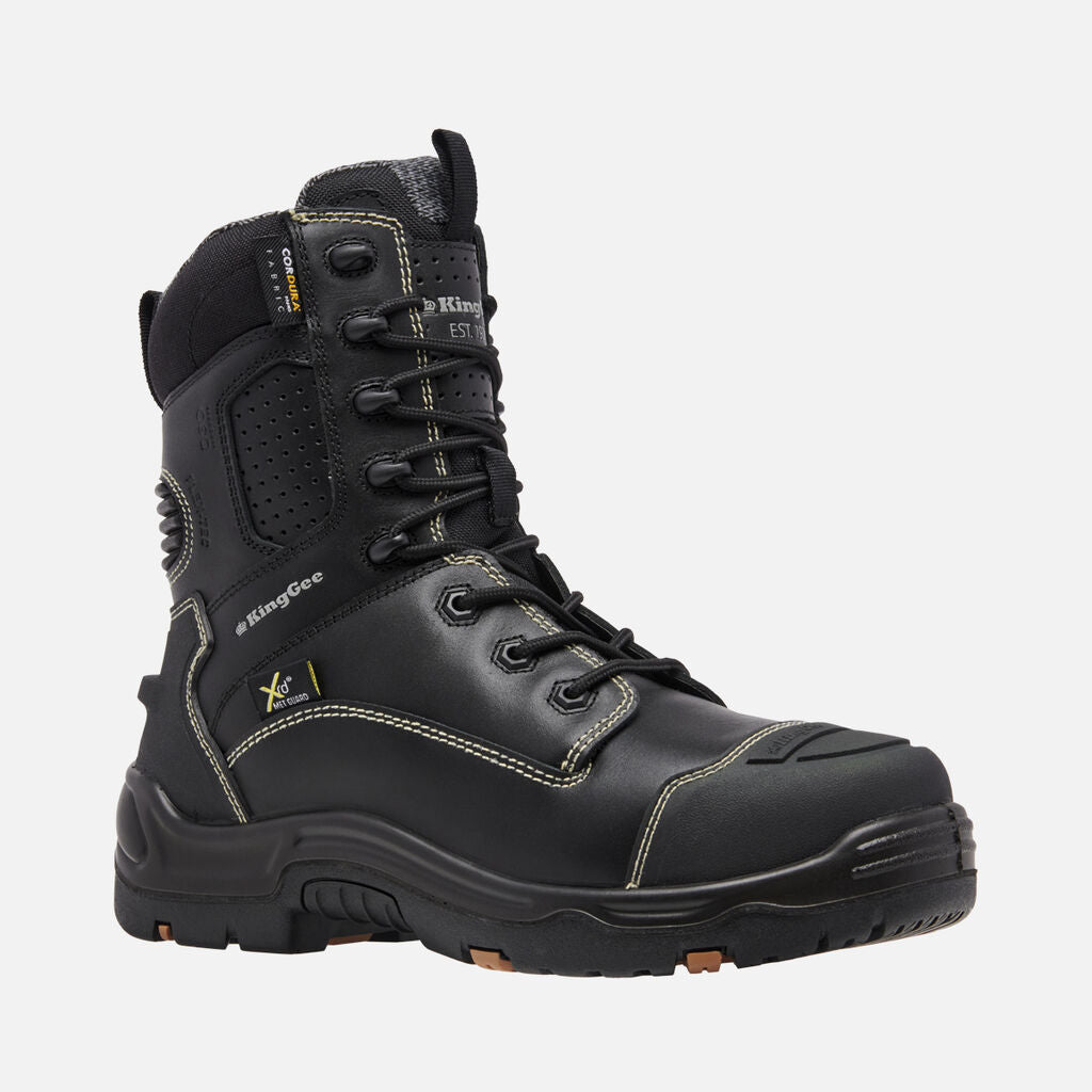 KingGee K27996 ONYX 8Z Puncture-Resistant Work Boot - Black