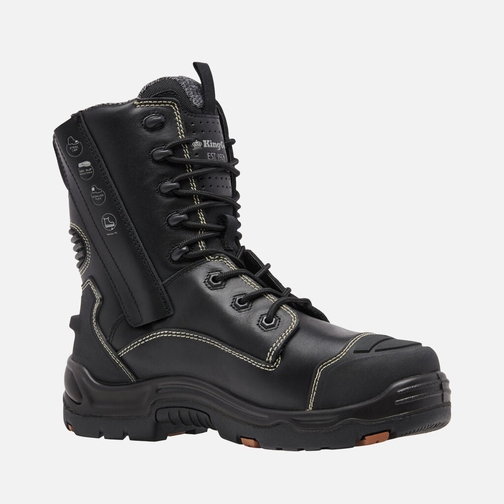 KingGee K27996 ONYX 8Z Puncture-Resistant Work Boot - Black