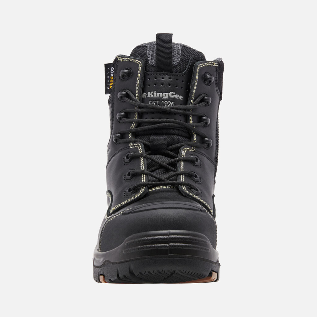 KingGee K28000 ONYX 6CZ Composite Toe Work Boot - Black