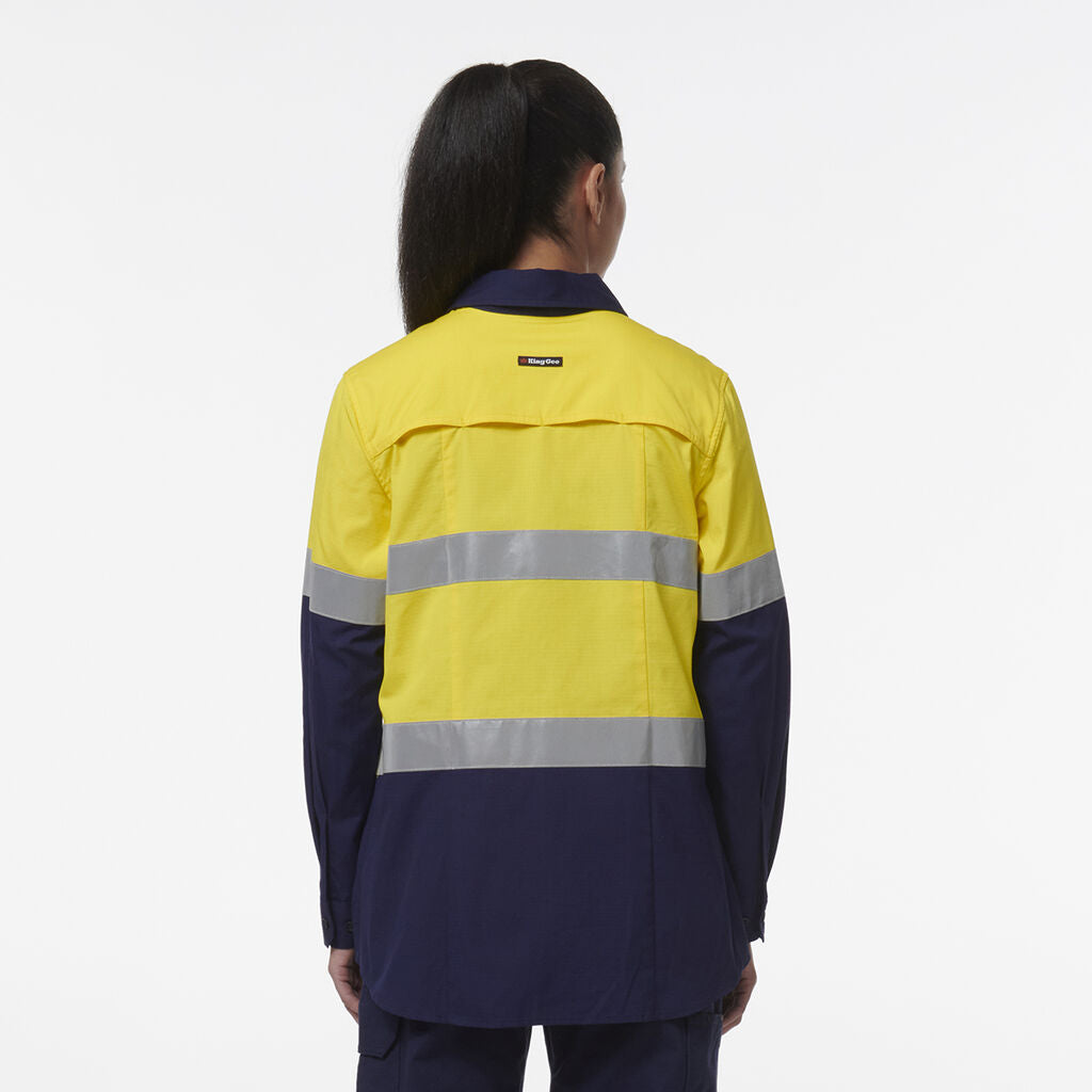 KingGee K44234 Women's Workcool Maternity Reflective Shirt