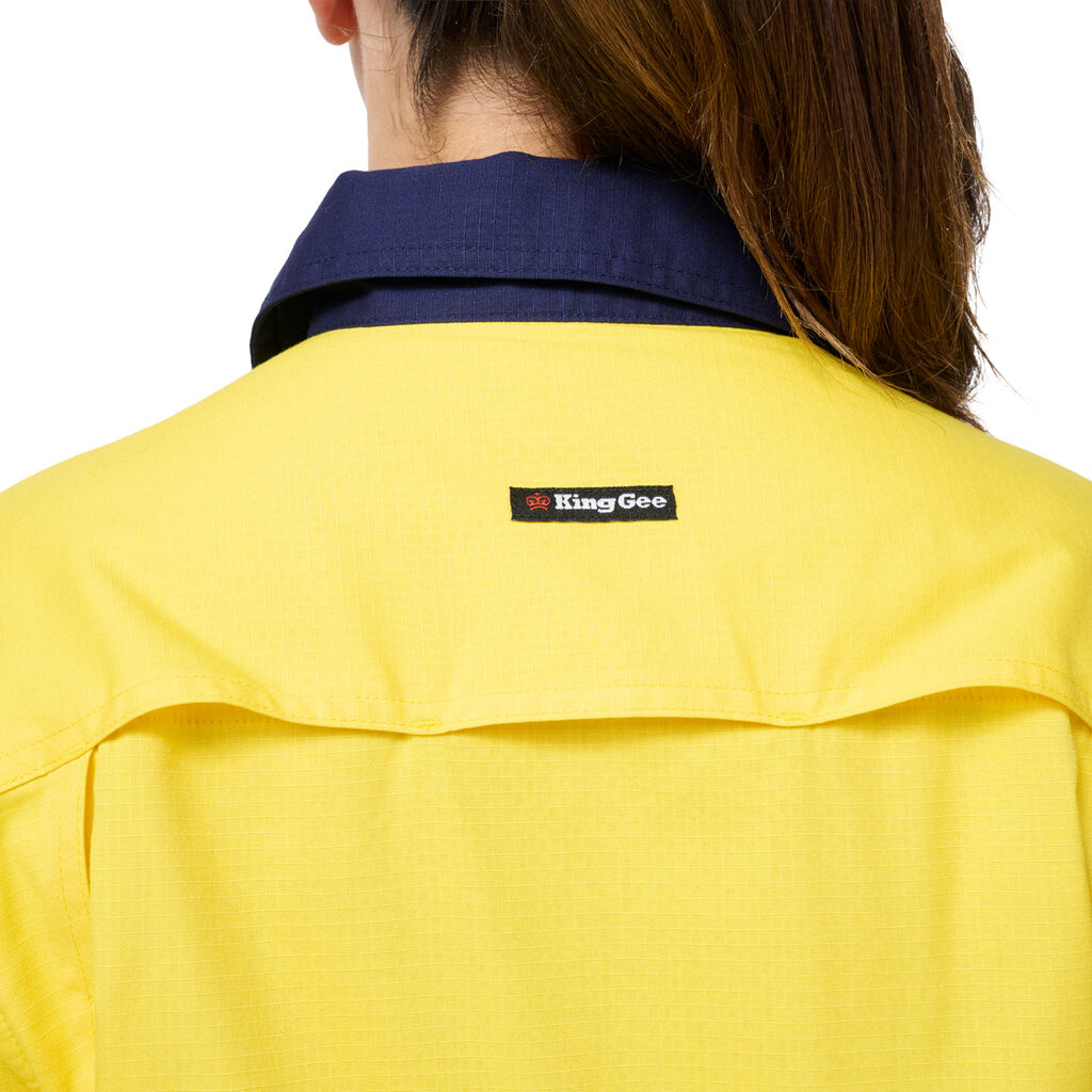 KingGee K44243 Women's Workcool Spliced Stretch Taped Long Sleeve Shirt
