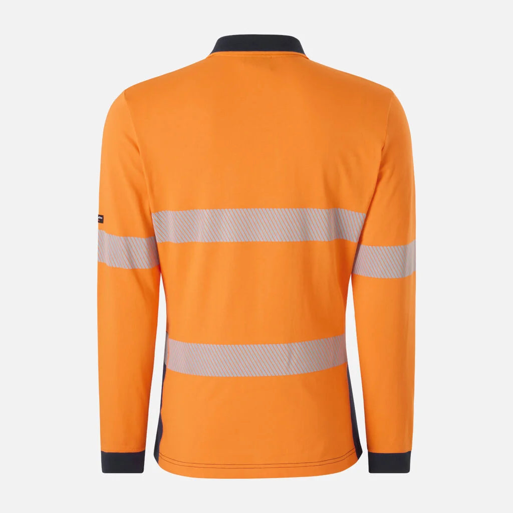 KingGee K44248 Women's Originals Hi-Vis Spliced Taped Cotton Polo