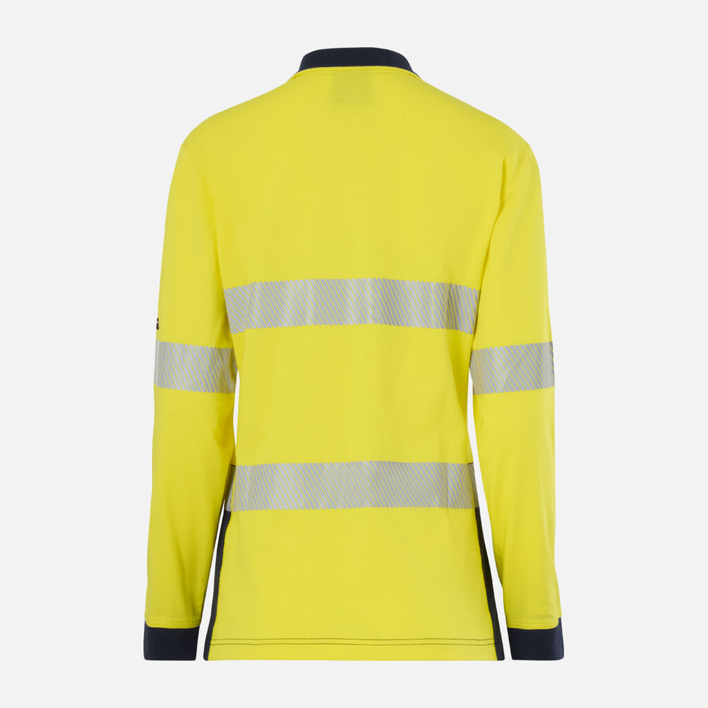 KingGee K44248 Women's Originals Hi-Vis Spliced Taped Cotton Polo