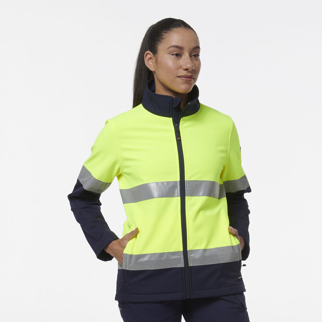 KingGee K45006 Women's Reflective Spliced Soft Shell Jacket