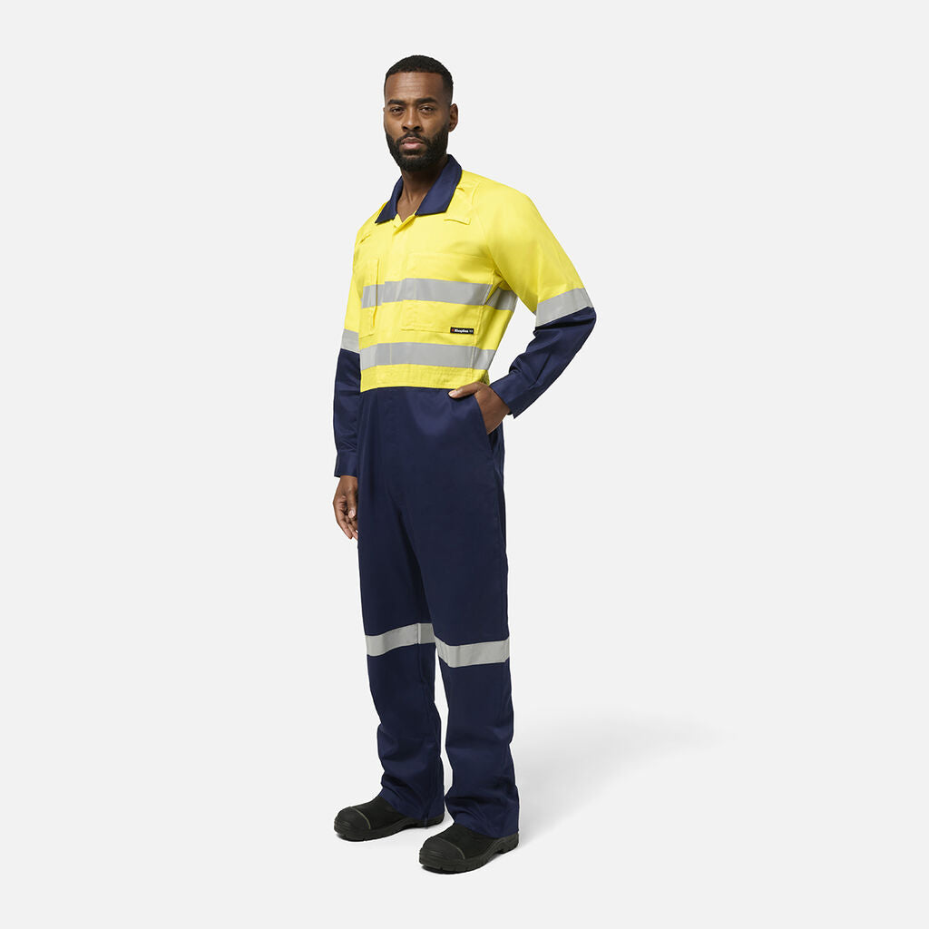 KingGee K51006 Originals Vented Spliced Hi-vis Overall