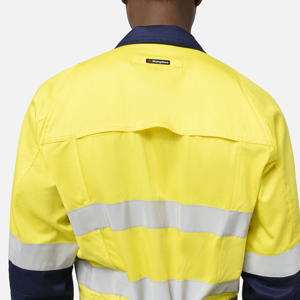 KingGee K51006 Originals Vented Spliced Hi-vis Overall