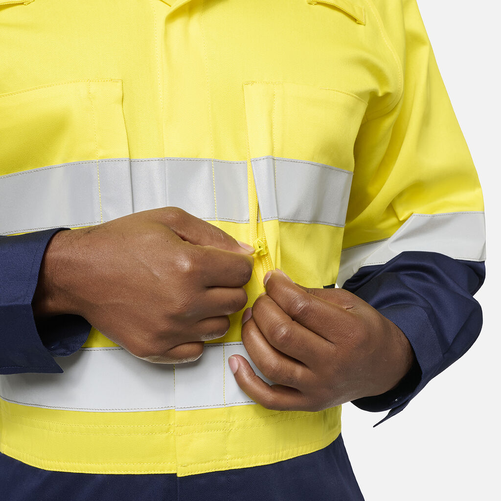 KingGee K51006 Originals Vented Spliced Hi-vis Overall
