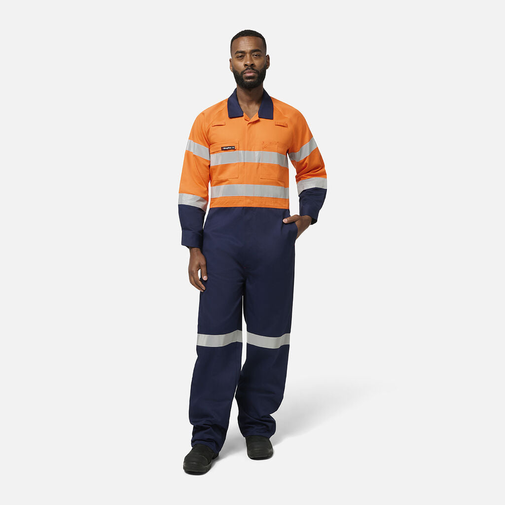 KingGee K51008 Originals Spliced Hi Vis Overall
