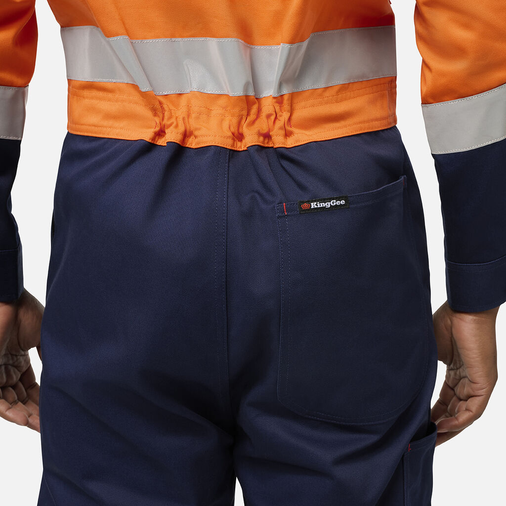 KingGee K51008 Originals Spliced Hi Vis Overall