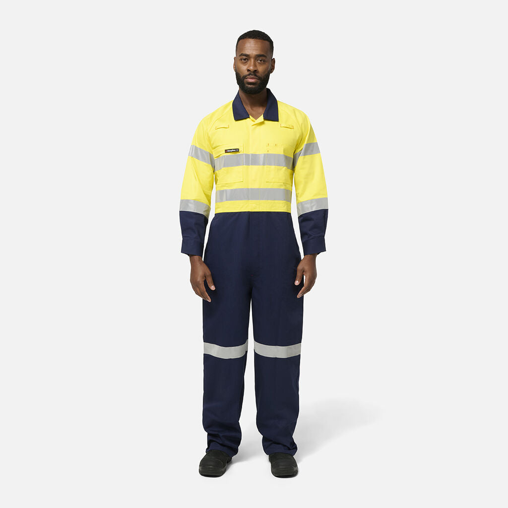 KingGee K51008 Originals Spliced Hi Vis Overall