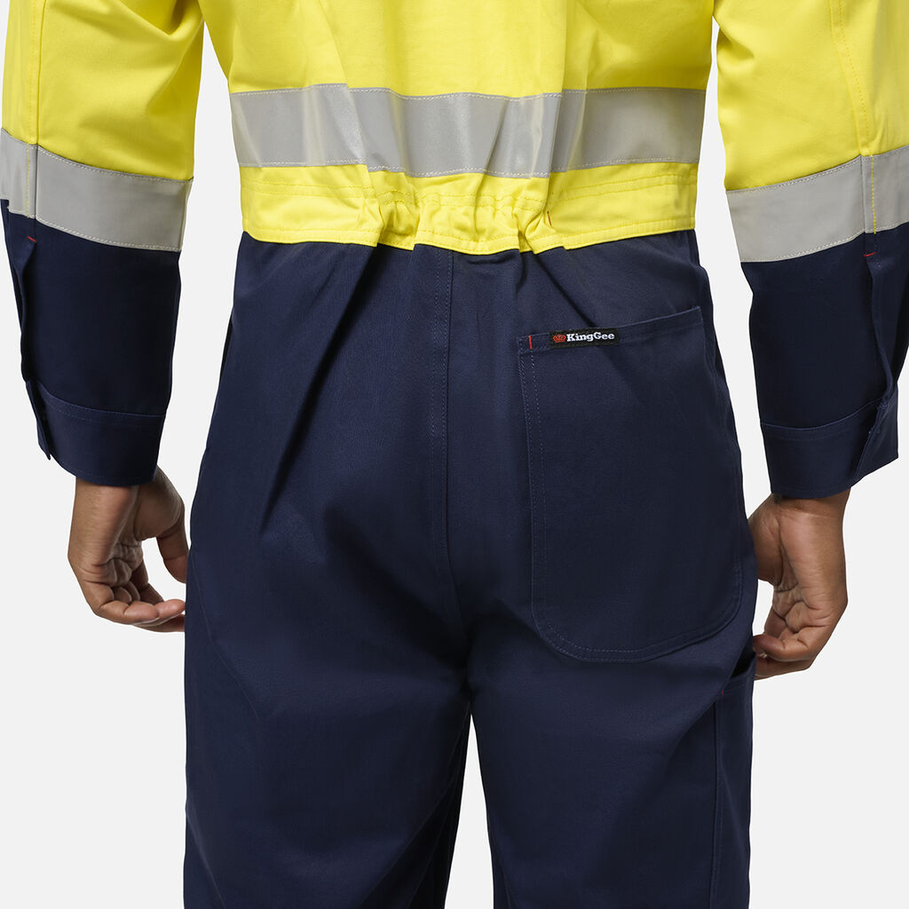 KingGee K51008 Originals Spliced Hi Vis Overall