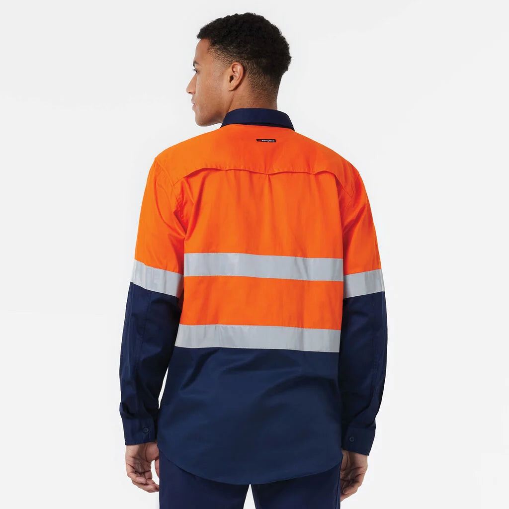 KingGee K54007 Originals Closed Front Vented Drill Shirt Tape