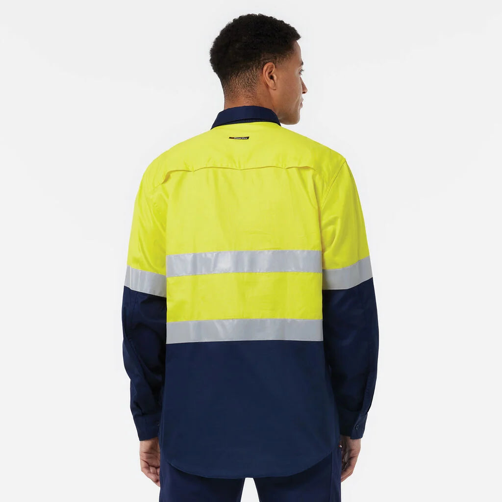 KingGee K54007 Originals Closed Front Vented Drill Shirt Tape