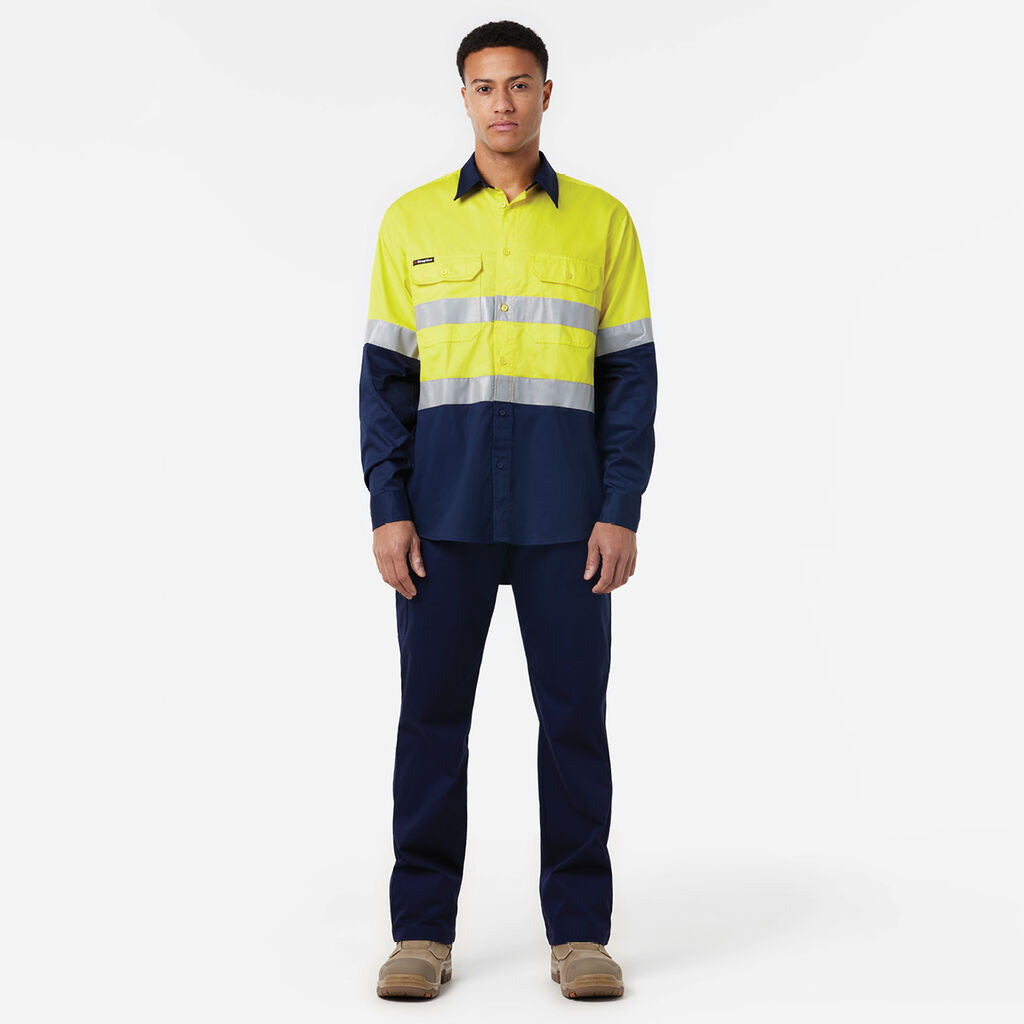 KingGee K54025 Originals Vented Drill Shirt Taped