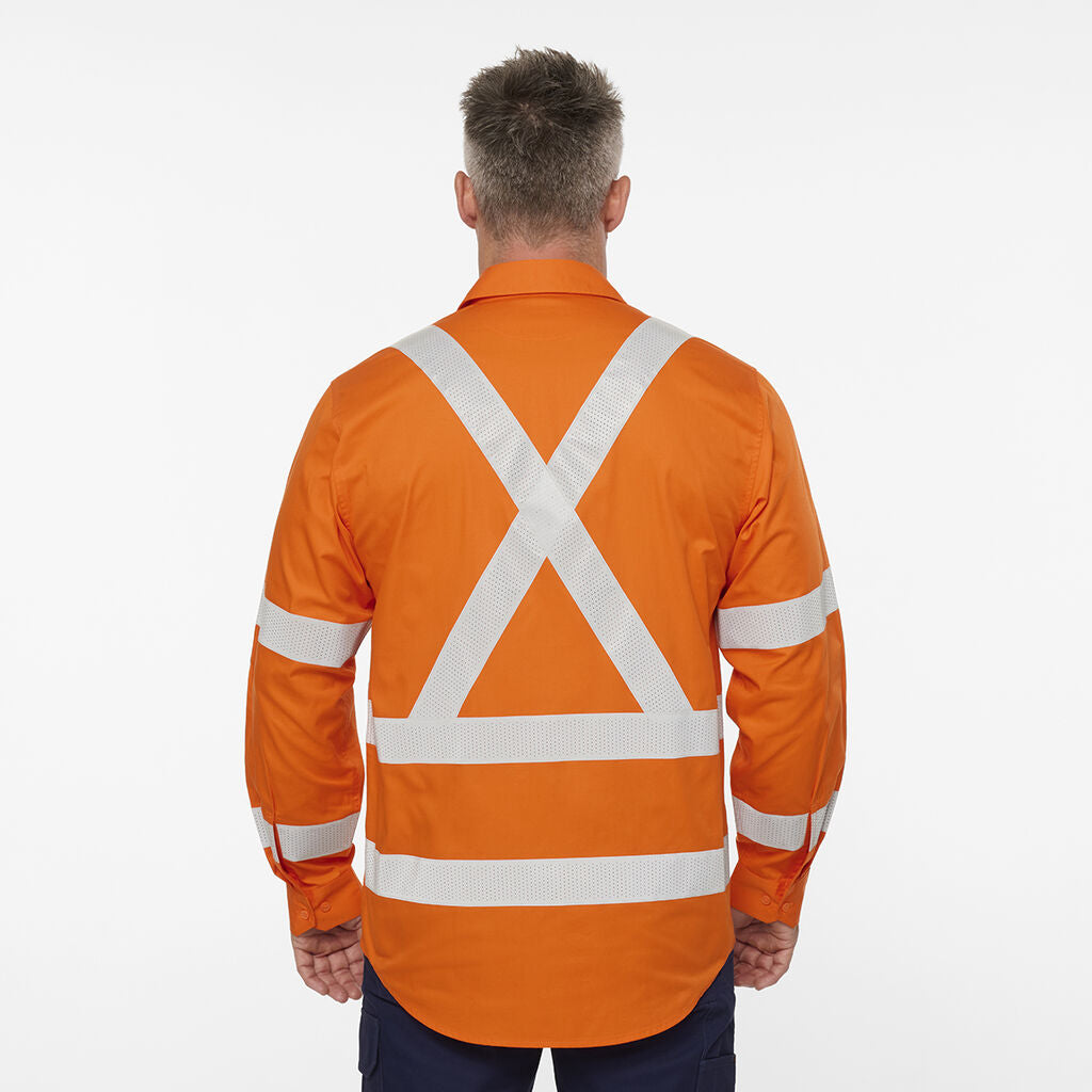 KingGee K54047 Originals NSW Drill Shirt-Orange