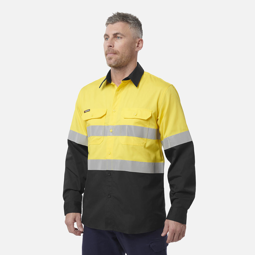 Kinggee K54913 Workcool Vented Spliced Shirt Taped Long Sleeve
