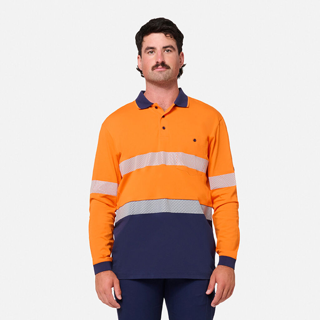 KingGee K54926 Originals Hi-Vis Spliced Cotton Polo