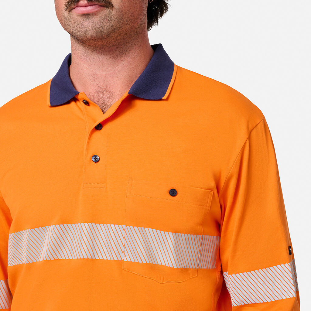KingGee K54926 Originals Hi-Vis Spliced Cotton Polo