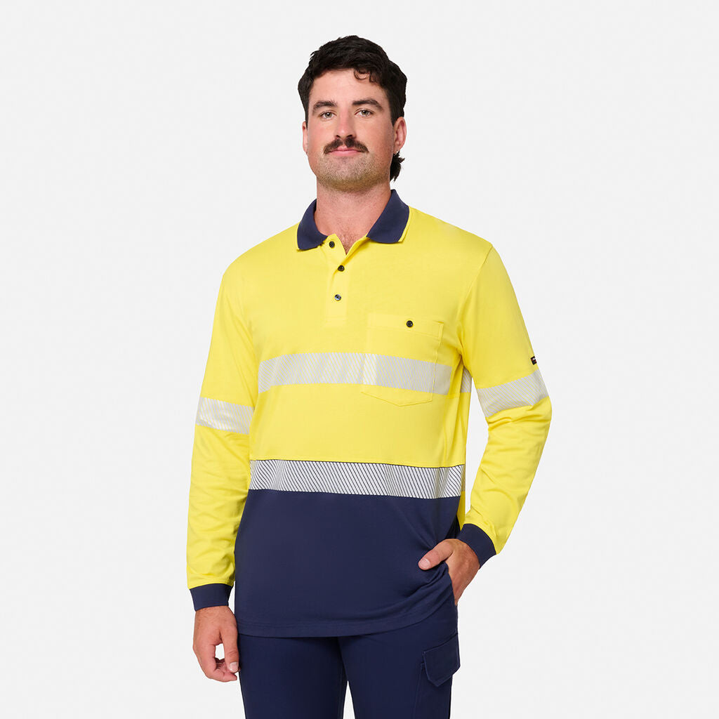 KingGee K54926 Originals Hi-Vis Spliced Cotton Polo
