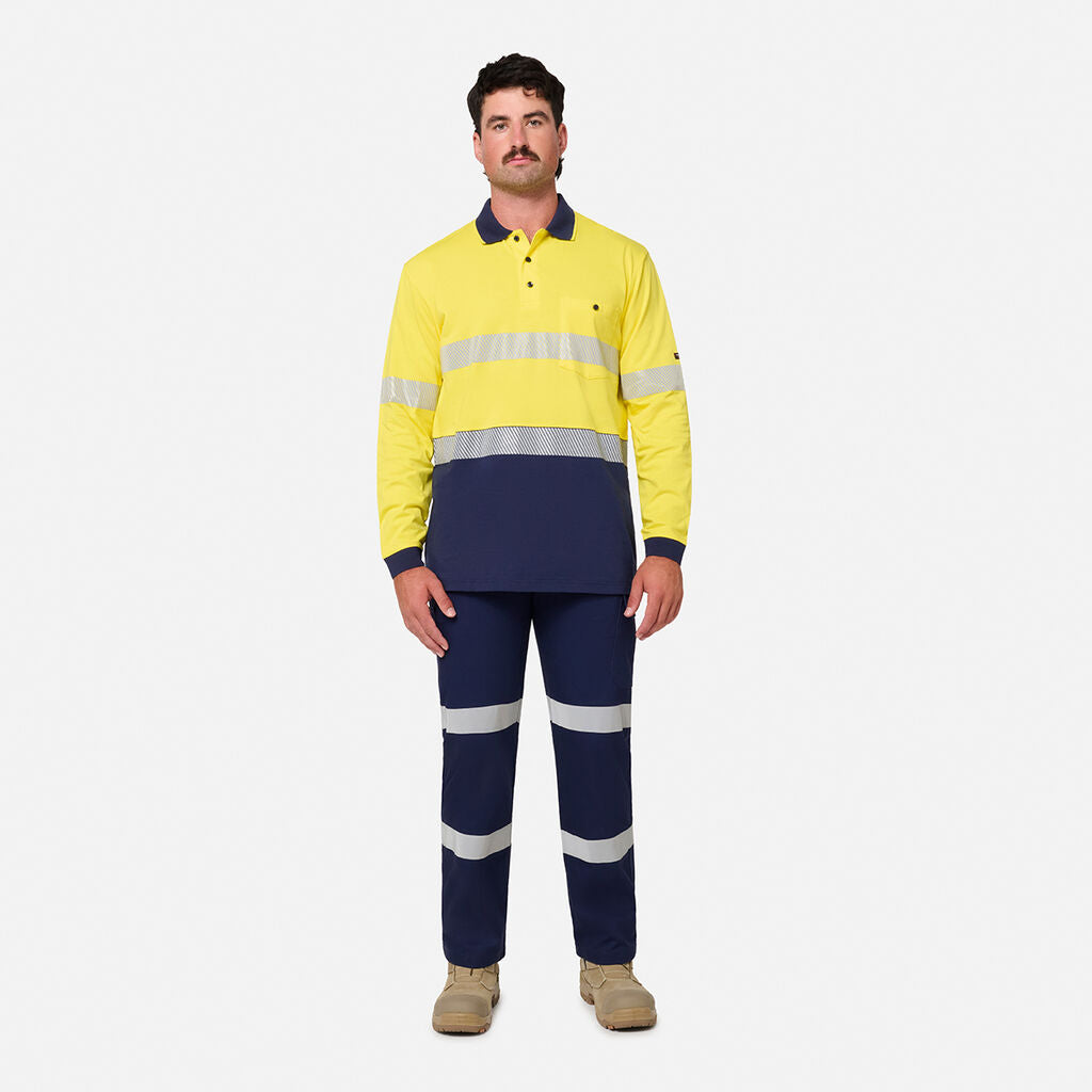 KingGee K54926 Originals Hi-Vis Spliced Cotton Polo
