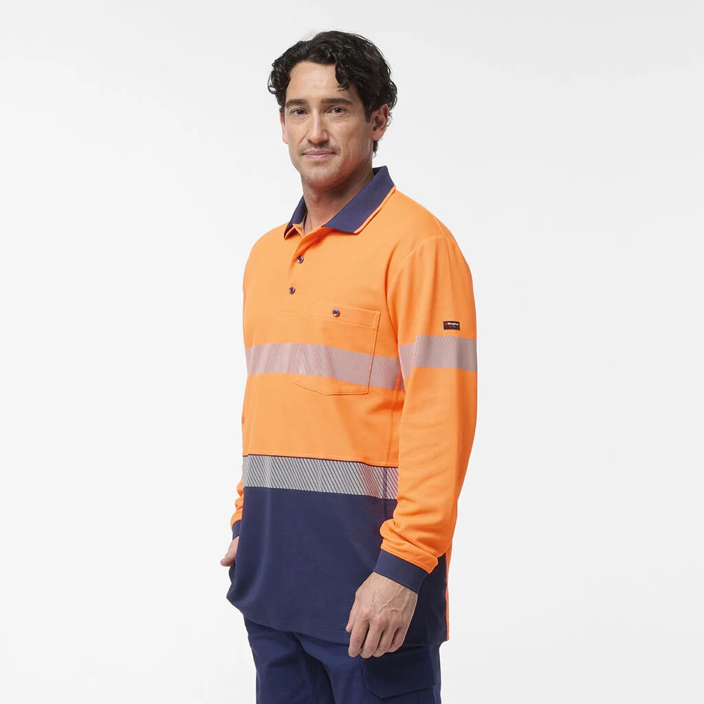 KingGee K54927 Originals Spliced Taped Cotton Back Polo