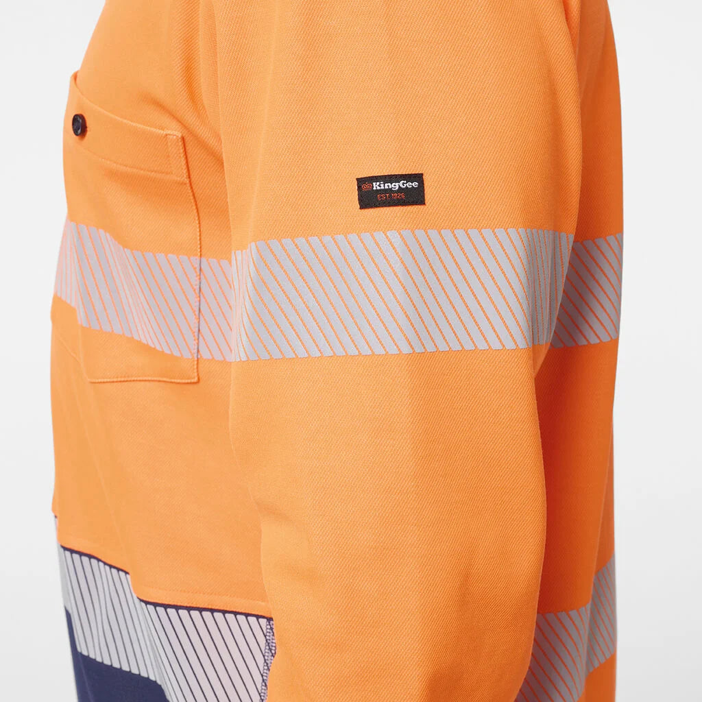 KingGee K54927 Originals Spliced Taped Cotton Back Polo