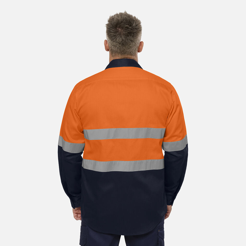 KingGee K54936 Originals Reflective Spliced Drill Shirt