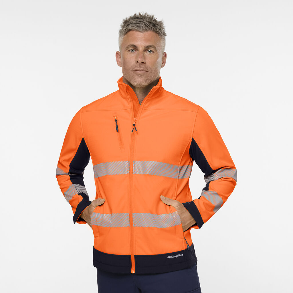 KingGee K55009 Originals Softshell Segmented Tape Jacket