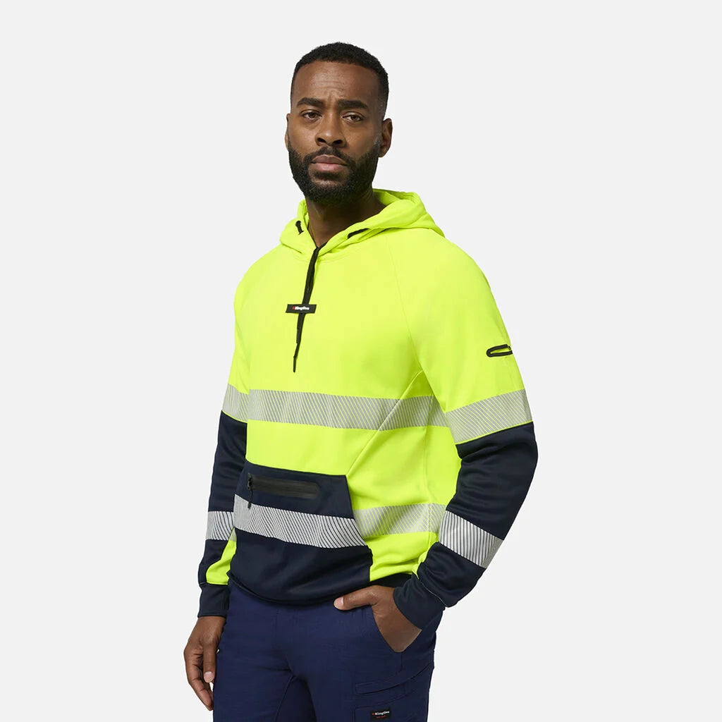 KingGee K55013 Originals Hi Vis Reflective Water Repellant Hoodie