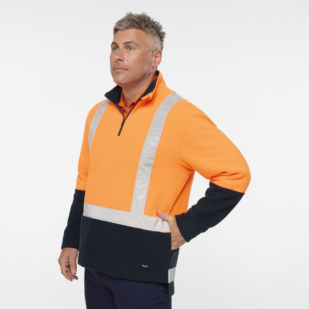 KingGee K55014 Originals Hi-vis 1/4 ZIP Pullover