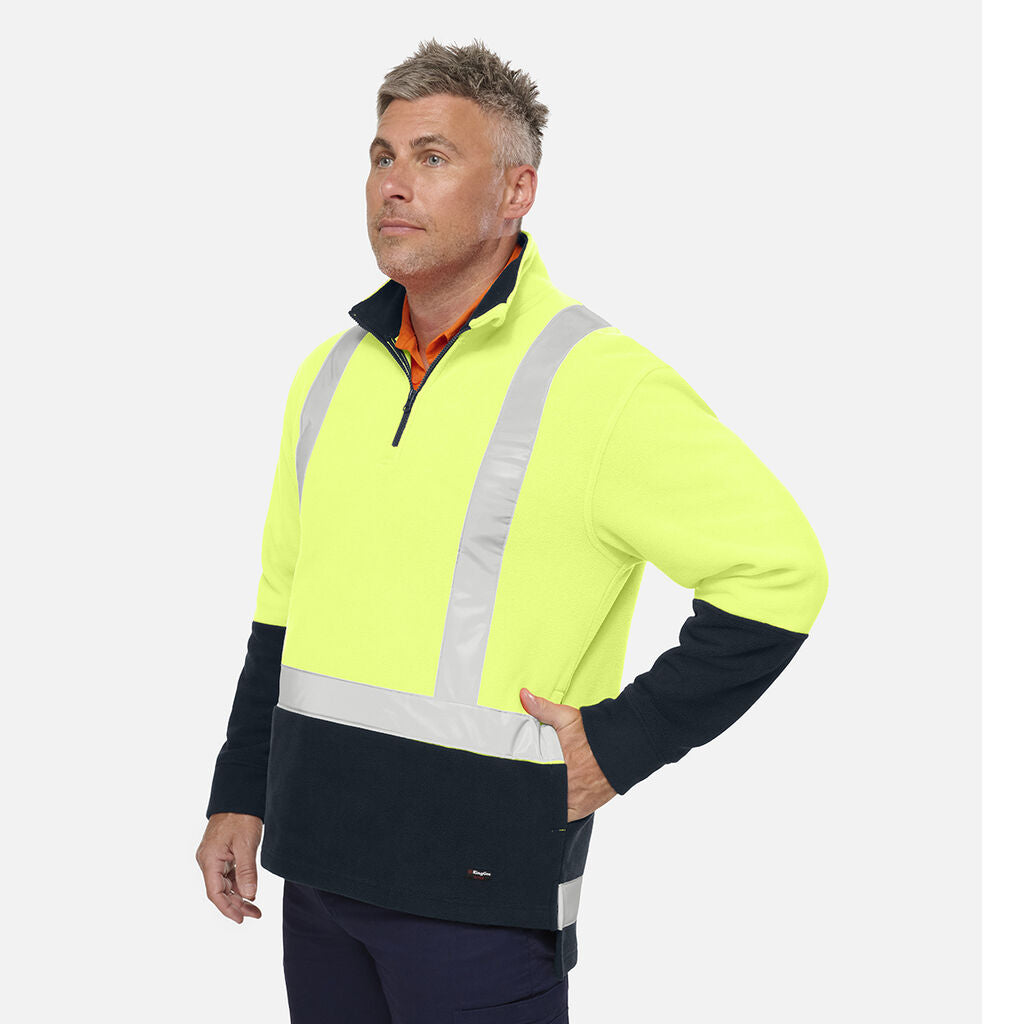 KingGee K55014 Originals Hi-vis 1/4 ZIP Pullover