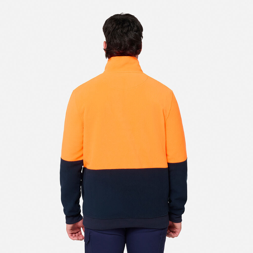 KingGee K55021 Originals Hi-Vis 1/4 Zip Polar Fleece Pullover