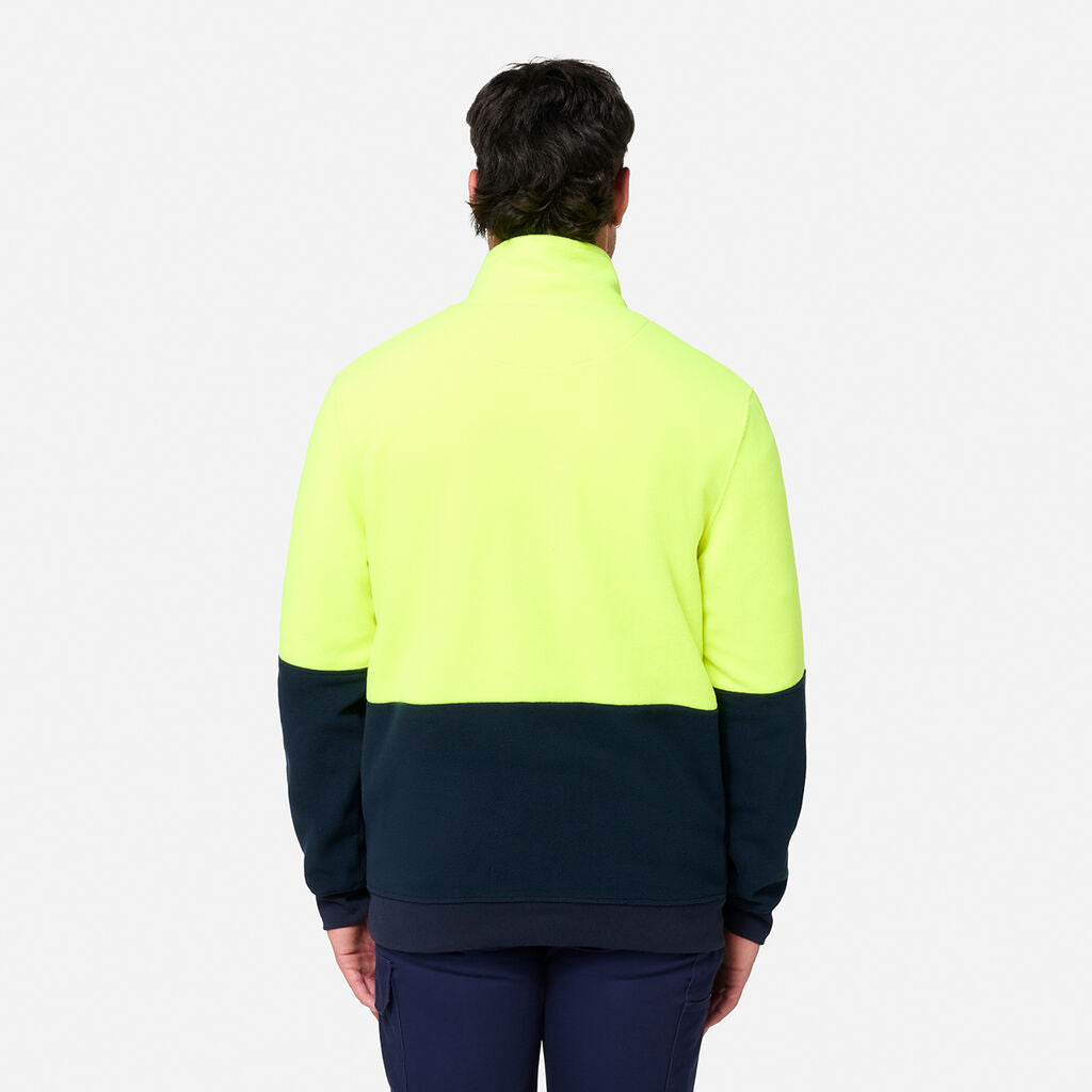 KingGee K55021 Originals Hi-Vis 1/4 Zip Polar Fleece Pullover