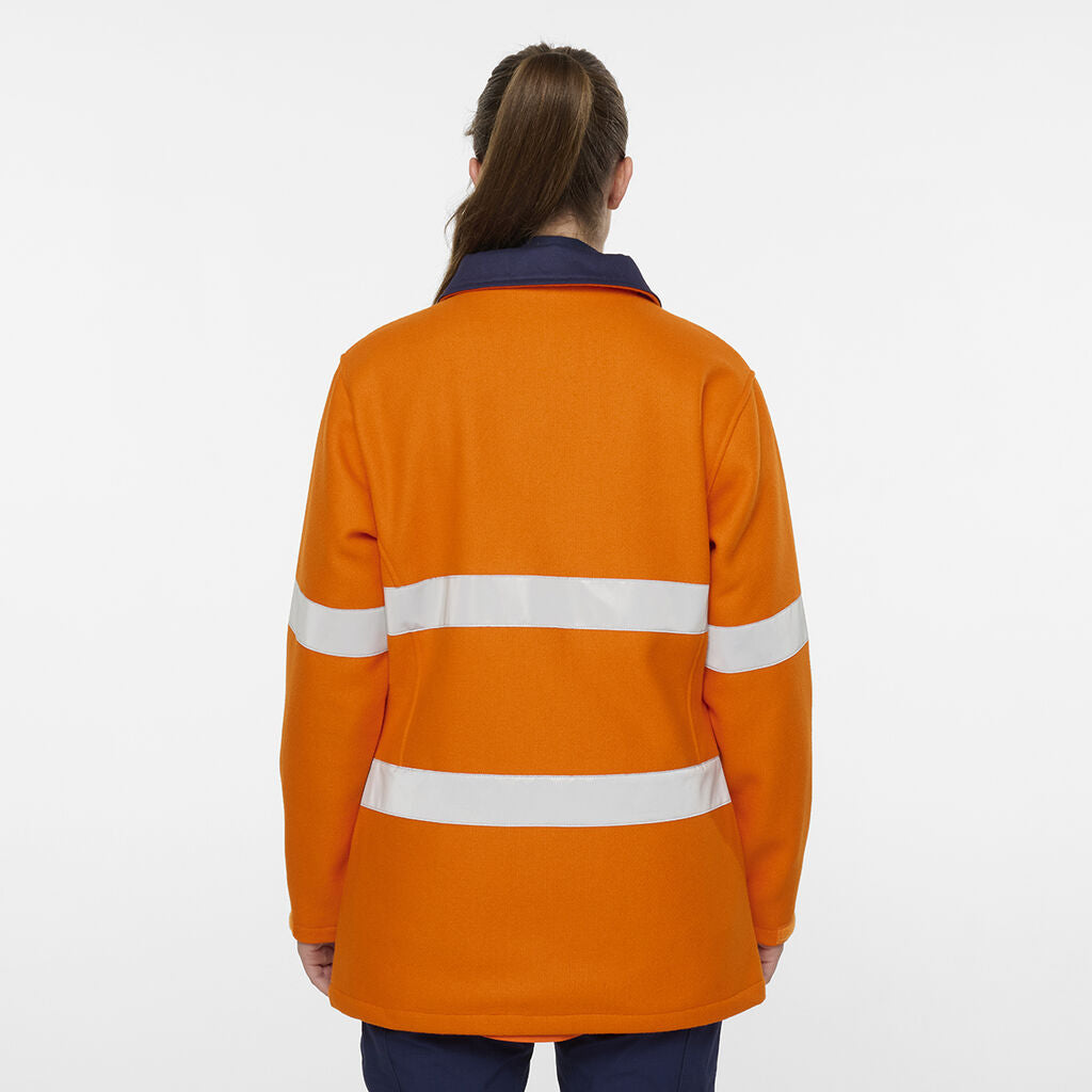 KingGee K55028 Women's Originals Bluey Taped Jacket-Orange