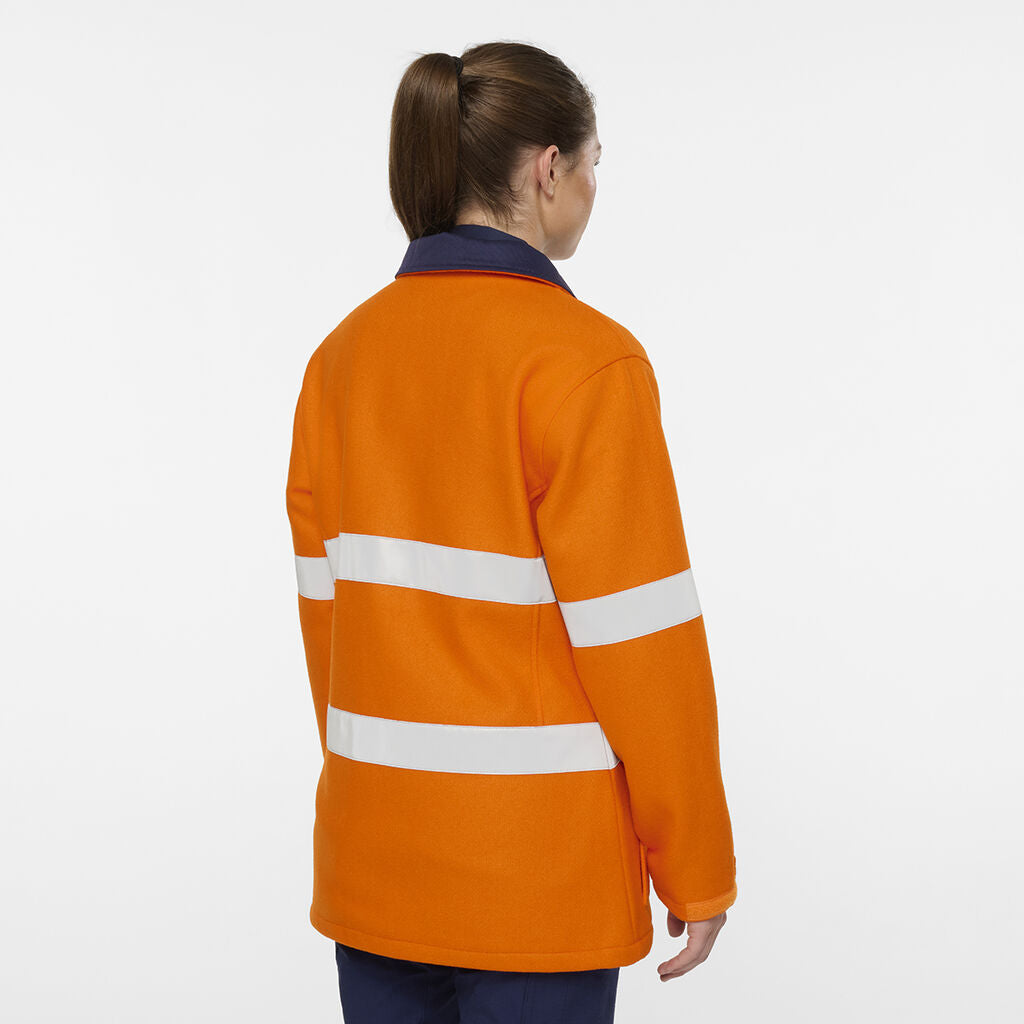 KingGee K55028 Women's Originals Bluey Taped Jacket-Orange