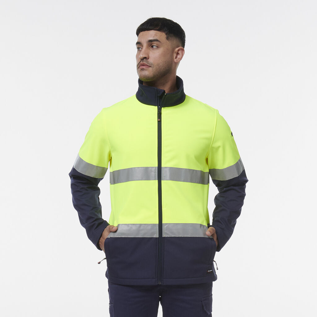 KingGee K55034 Reflective Spliced Softshell Jacket