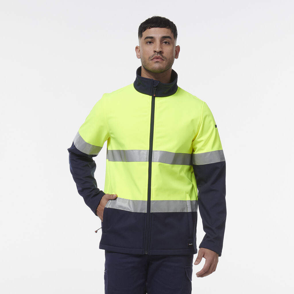 KingGee K55034 Reflective Spliced Softshell Jacket