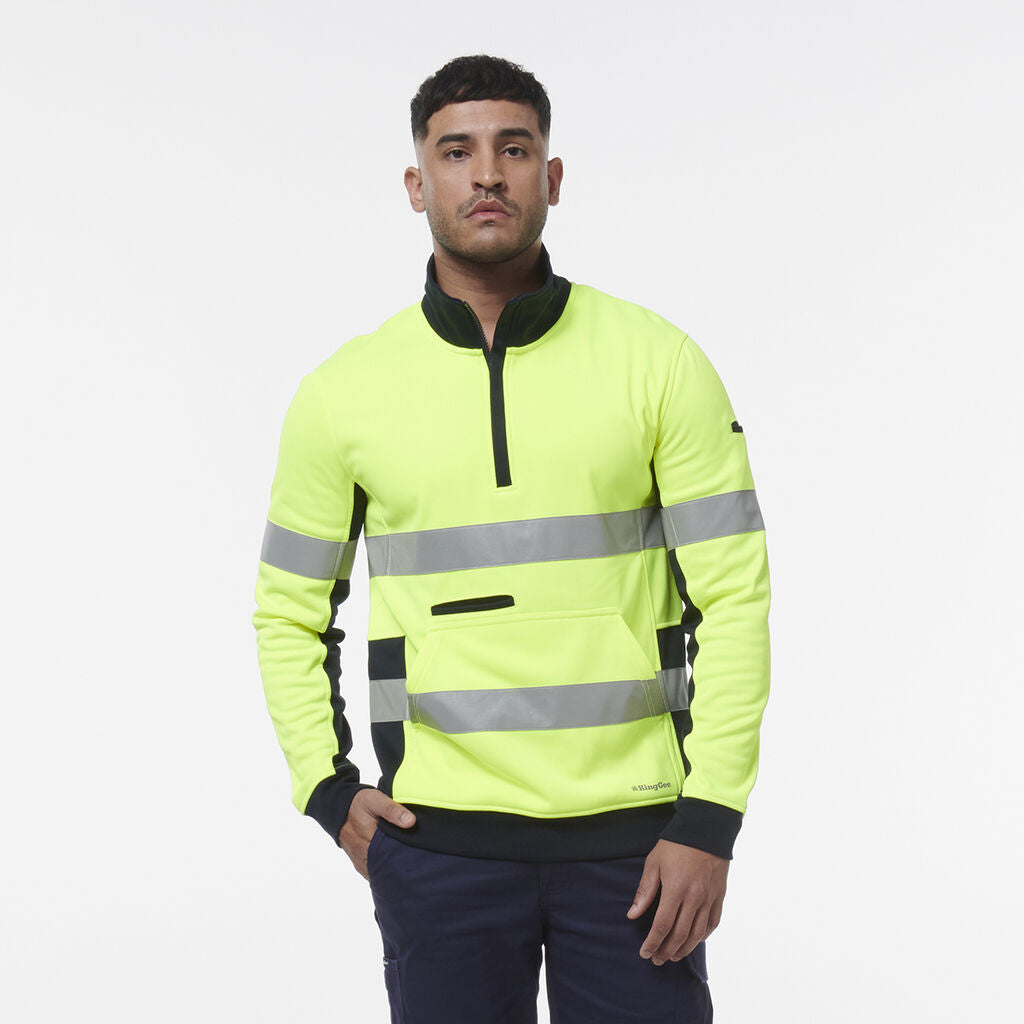 KingGee K55040 Reflective Spiced 1/4 Zip Fleece