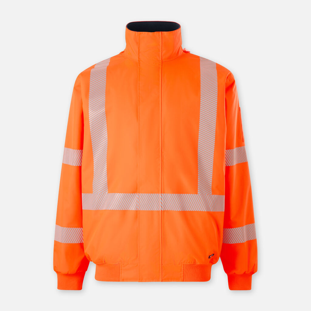 KingGee K55045 Originals NSW Rail Hi Vis Bomber Jacket-Orange