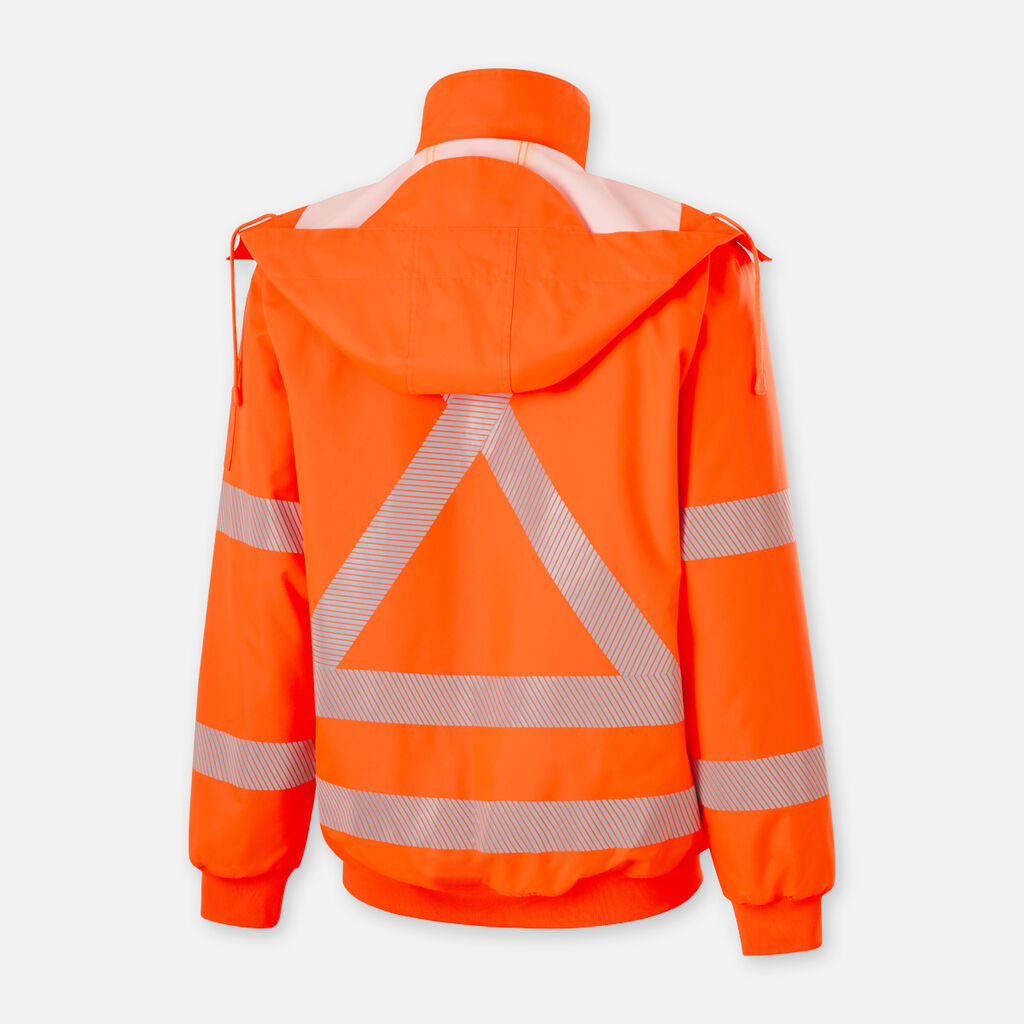 KingGee K55045 Originals NSW Rail Hi Vis Bomber Jacket-Orange