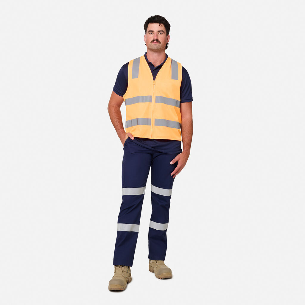 KingGee K57008 Originals VIC Rail Hi-Vis Safety Vest-Orange