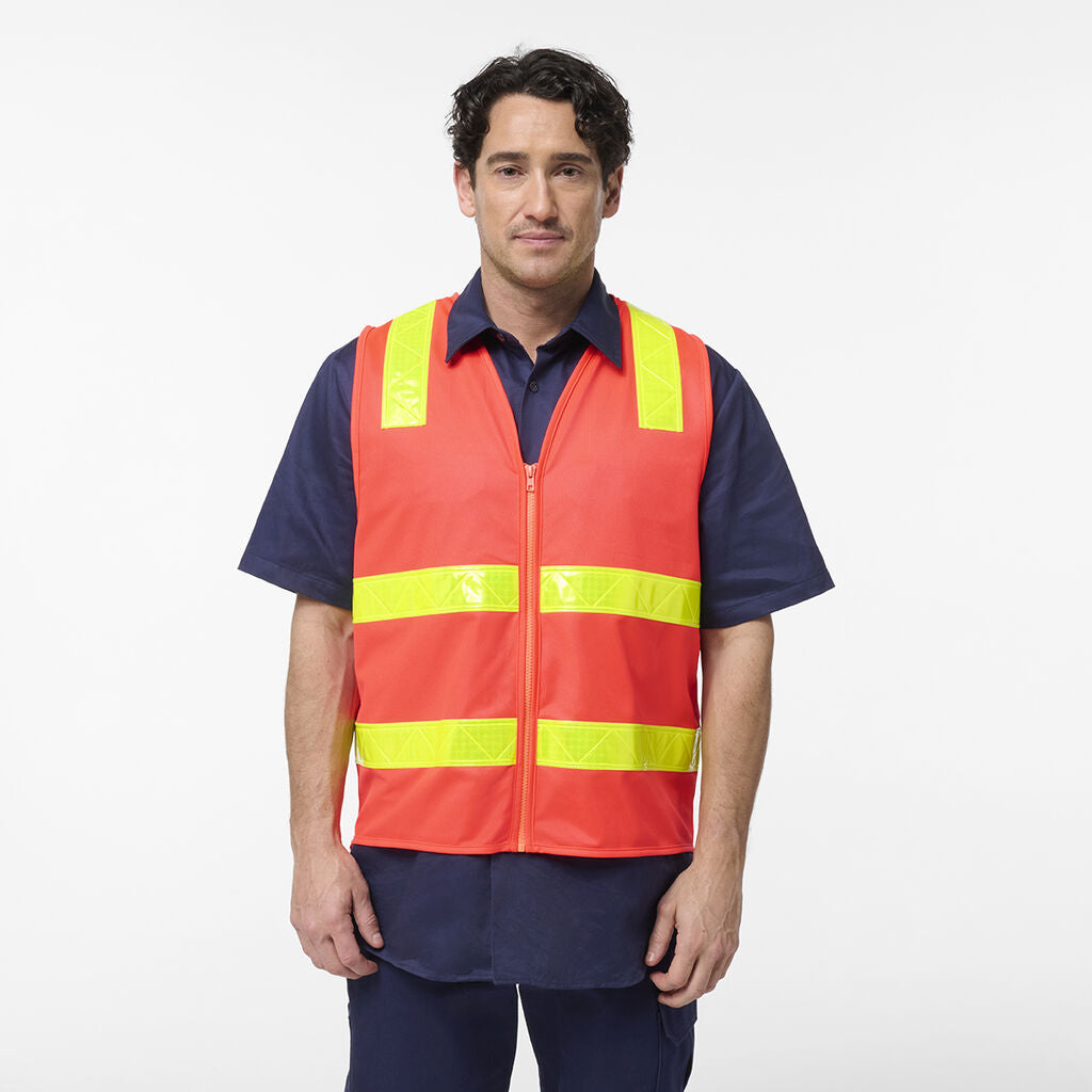 KingGee K57016 Originals VIC Roads Safety Vest-Red