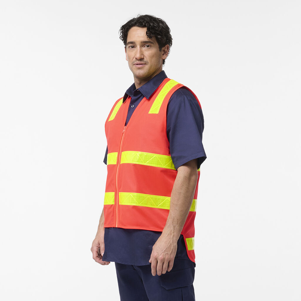 KingGee K57016 Originals VIC Roads Safety Vest-Red