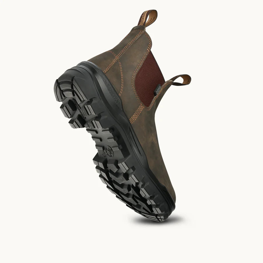 Blundstone 8002 Unisex RotoFlex Safety Boots - Rustic Brown