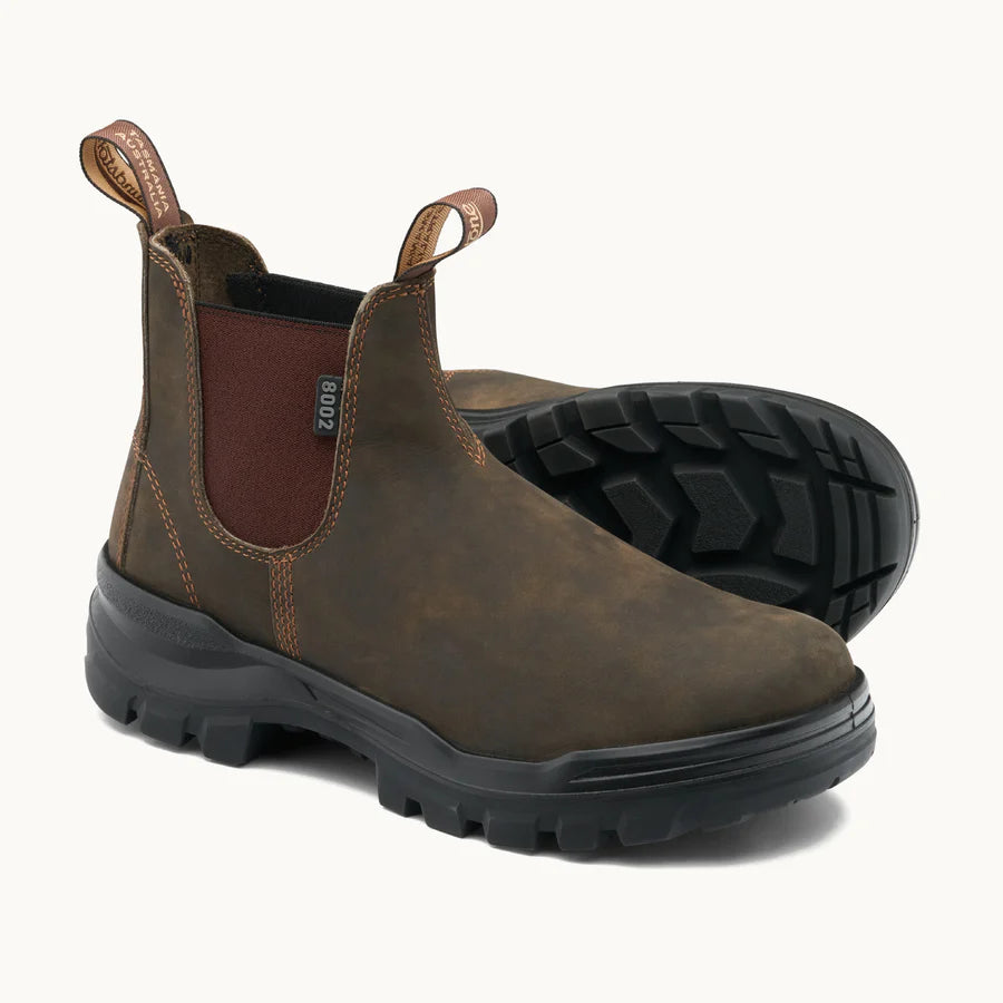 Blundstone 8002 Unisex RotoFlex Safety Boots - Rustic Brown
