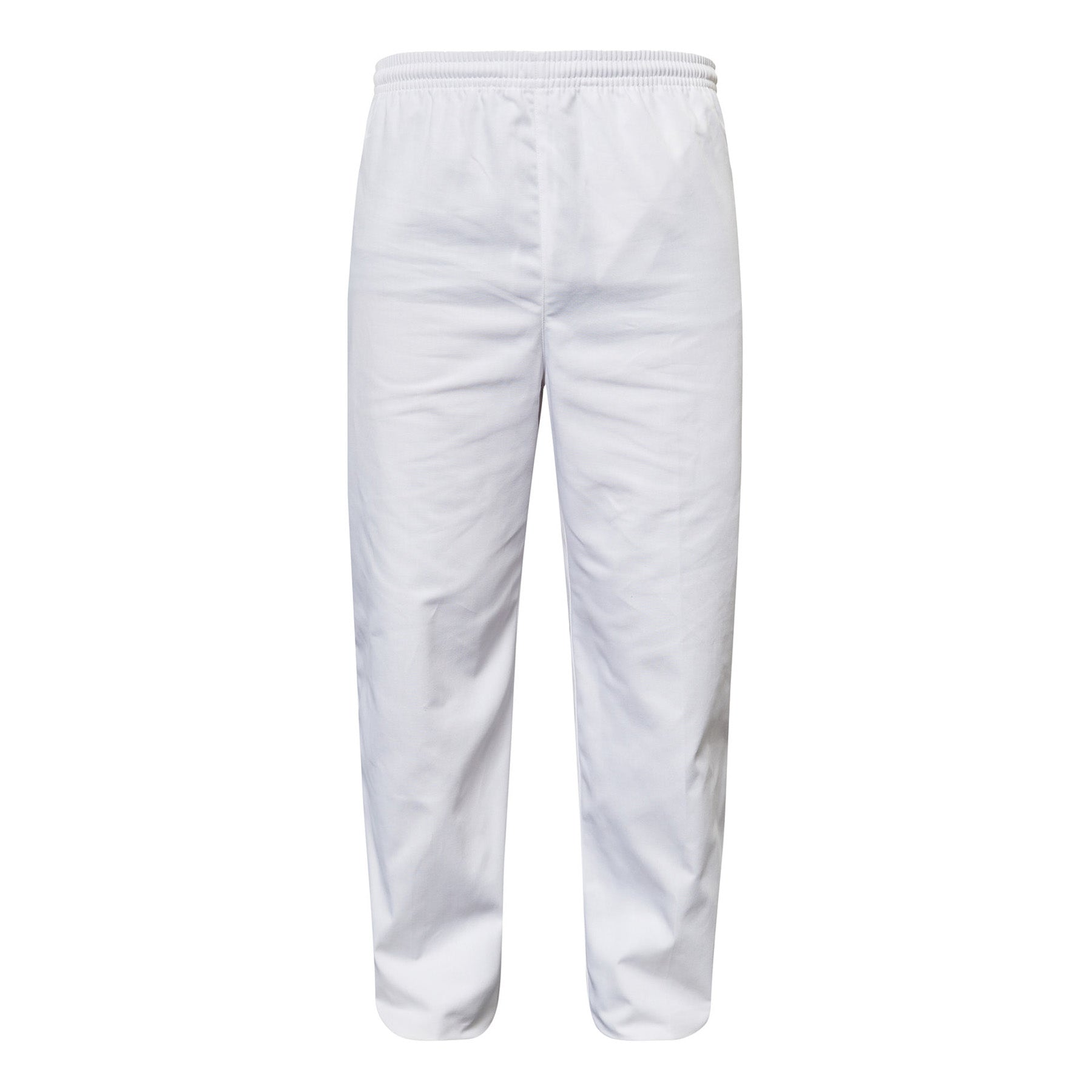 Workcraft WP3018 Food Industry Unisex Elastic Drawstring Pants-White