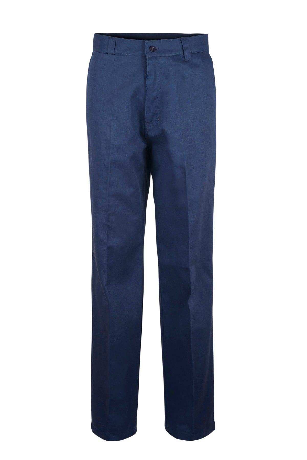 Workcraft WP3038 Classic Flat Front Cotton Drill Trouser-Navy