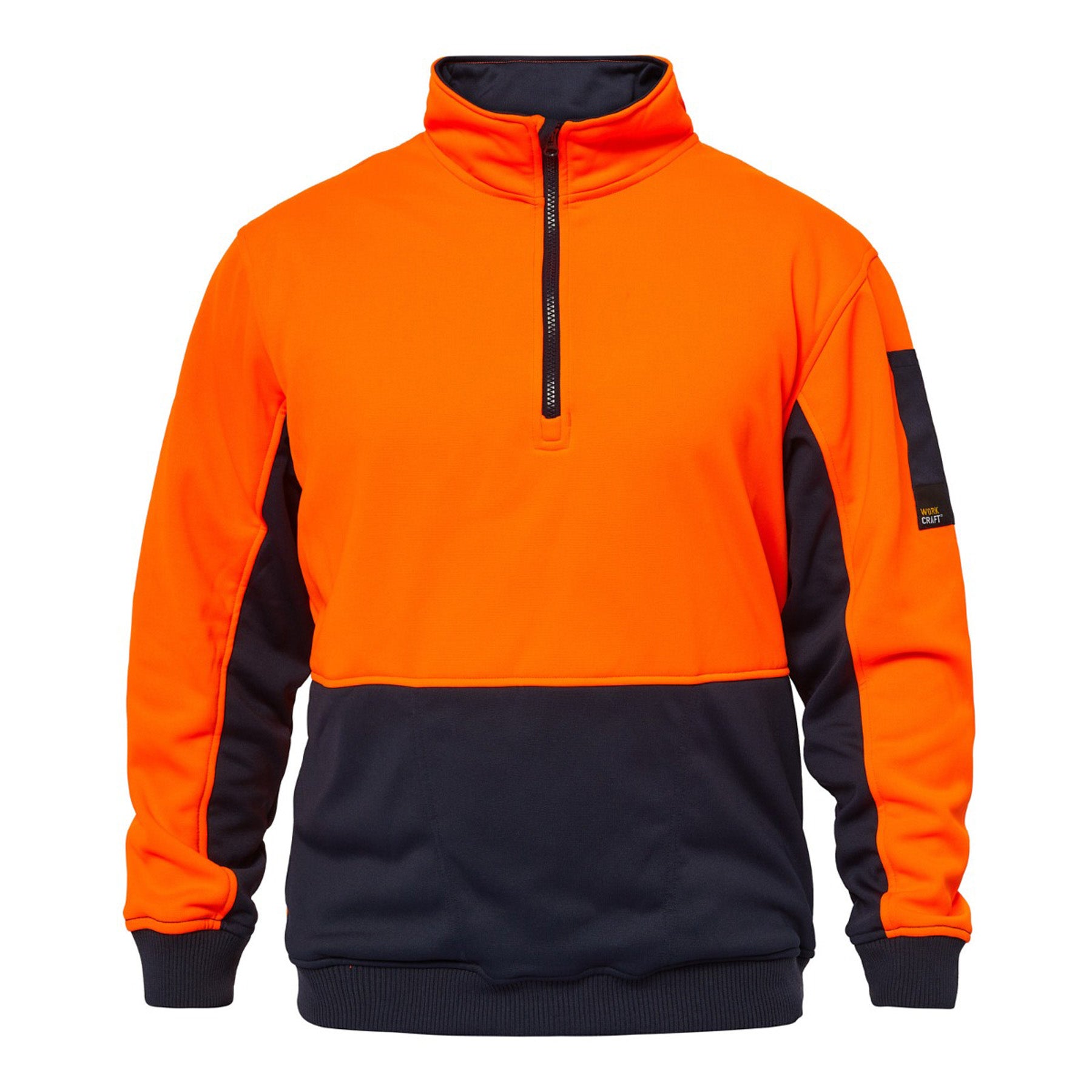 Workcraft WT8012 Chest Hi vis 1/2 Zip Pullover