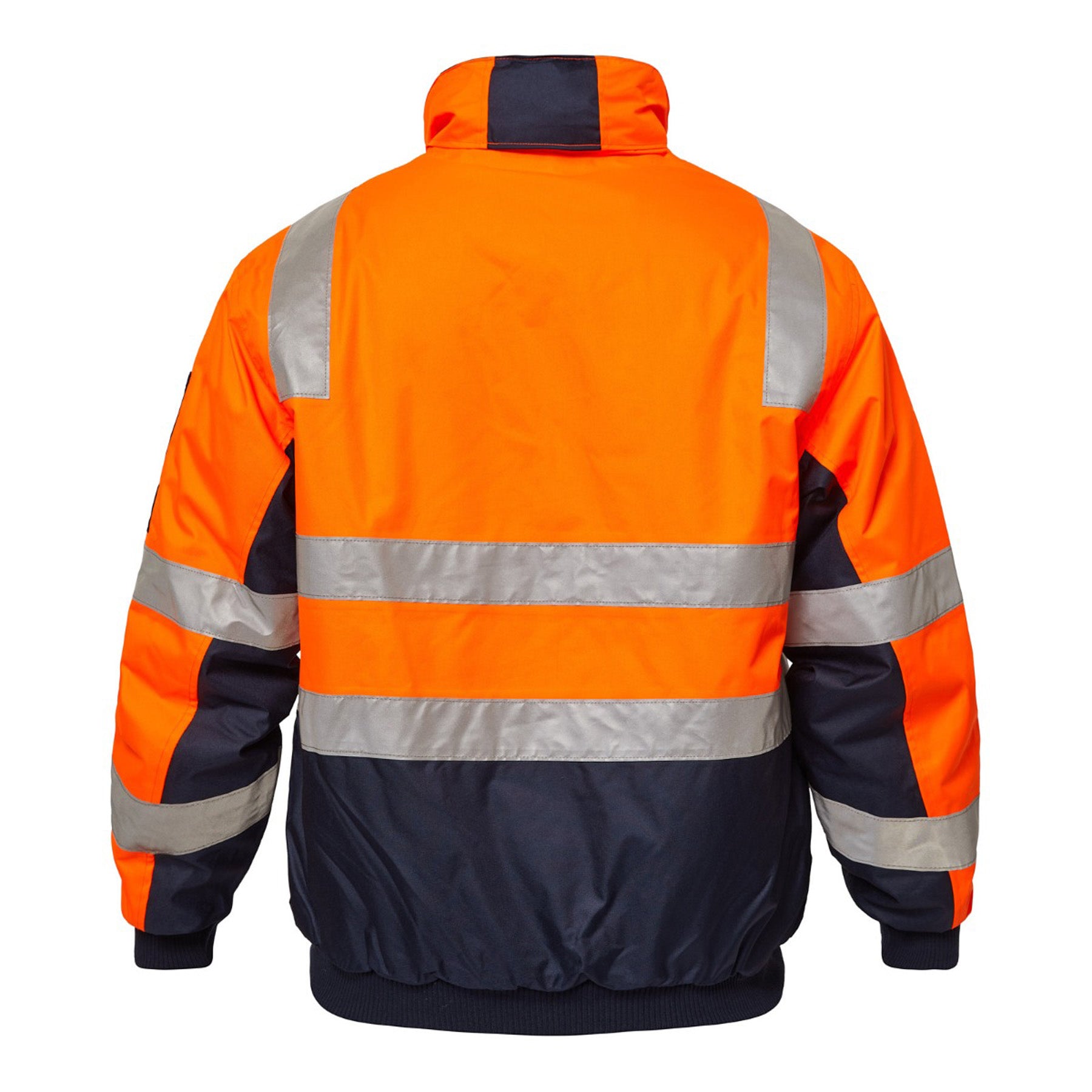 Workcraft WW9011 Typhoon Hi vis Modern Bomber Jacket With Tape